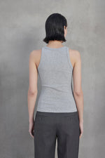 DS Modal Rib Tank Top - Heather Grey