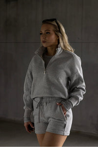 Après Ski Pullover — Cloud Grey