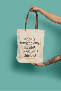 Shit Together Canvas Tote Bag