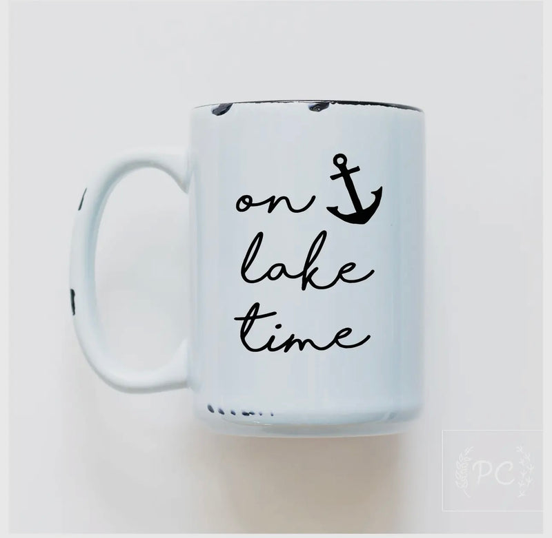 On Lake Time Mug | Light Blue