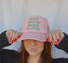 Save Water Drink Margs Trucker Hat-Light Pink