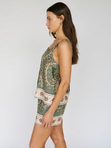 BUTTON BACK CAMI MEZZO | SAGE