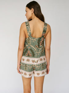 BUTTON BACK CAMI MEZZO | SAGE