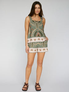 BUTTON BACK CAMI MEZZO | SAGE
