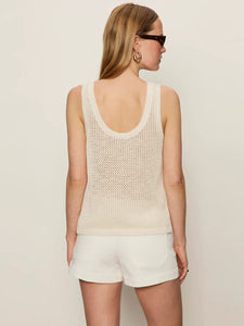 MESH STITCH SHELL SWEATER | MACRAME