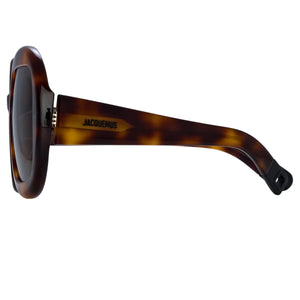 CARRE ROND SUNGLASSES | TORTOISESHELL