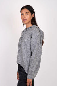 Charlie Fleck Hoodie - Dark Grey Fleck