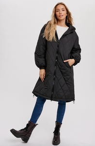 Longline Quilted Jacket