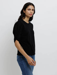 Amelia Slub Tee | Black