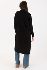 Jimmi Long Coat w/ Pockets | Black