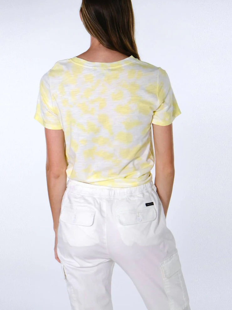 Perfect Knot Tee | Mellow Yellow Tie Dye