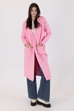 Jimmi Long Coat w/ Pockets | Barbie Pink