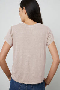 Casey Short Sleeve Crew Neck Tee | Silica