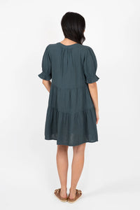 Clarissa Cotton Gauze Tiered Dress | Bracken