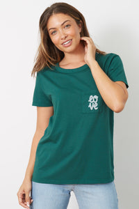 Ky Love Tee | Evergreen