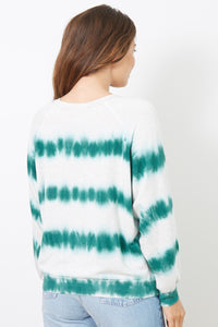 Emerson Crewneck | Evergreen Stripe