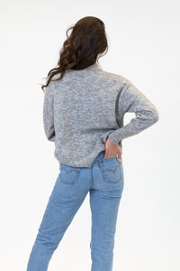 Ajax Crew Neck Sweater | Grey