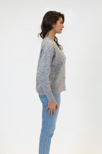 Ajax Crew Neck Sweater | Grey