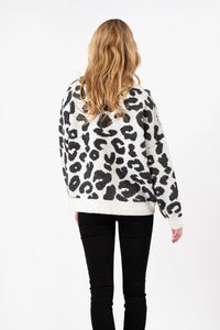 Angus Sweater | Ice Leopard