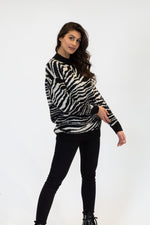 Briggs Zebra Print Sweater | Zebra Print
