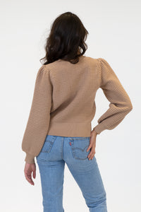 Caldwell Waffle Knit Sweater | Camel