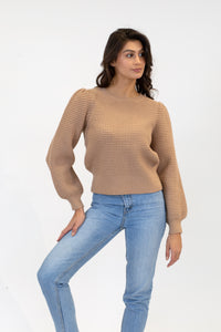 Caldwell Waffle Knit Sweater | Camel