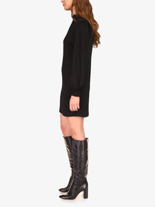 Tinsle Knit Dress | Black Sparkle