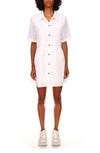 Heirloom Shirt Dress | White