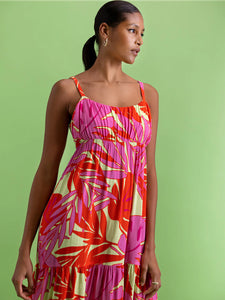 Dropped Seam Maxi Dress | Paradise Pop