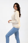 Chadwick Ribbed Sweater | Bone