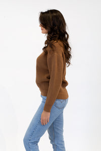 Chadwick Ribbed Sweater | Tobacco