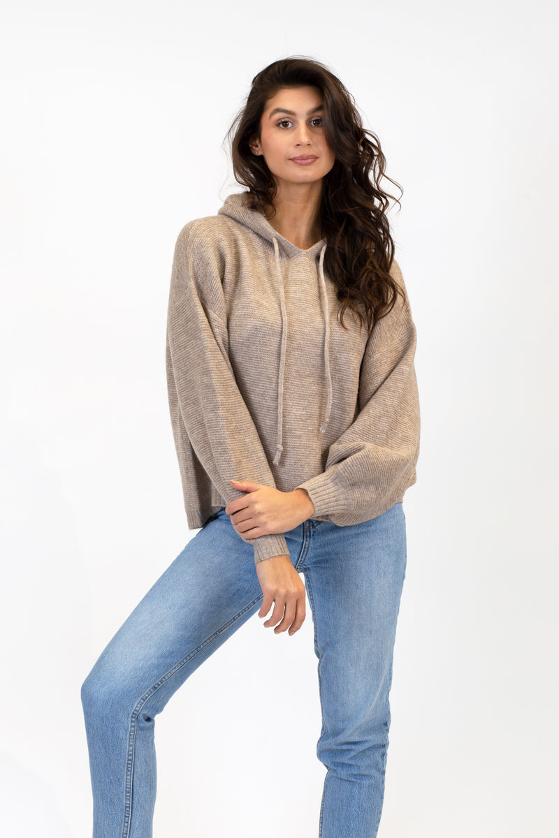 Charlie Hoody Sweater | Medium Oatmeal