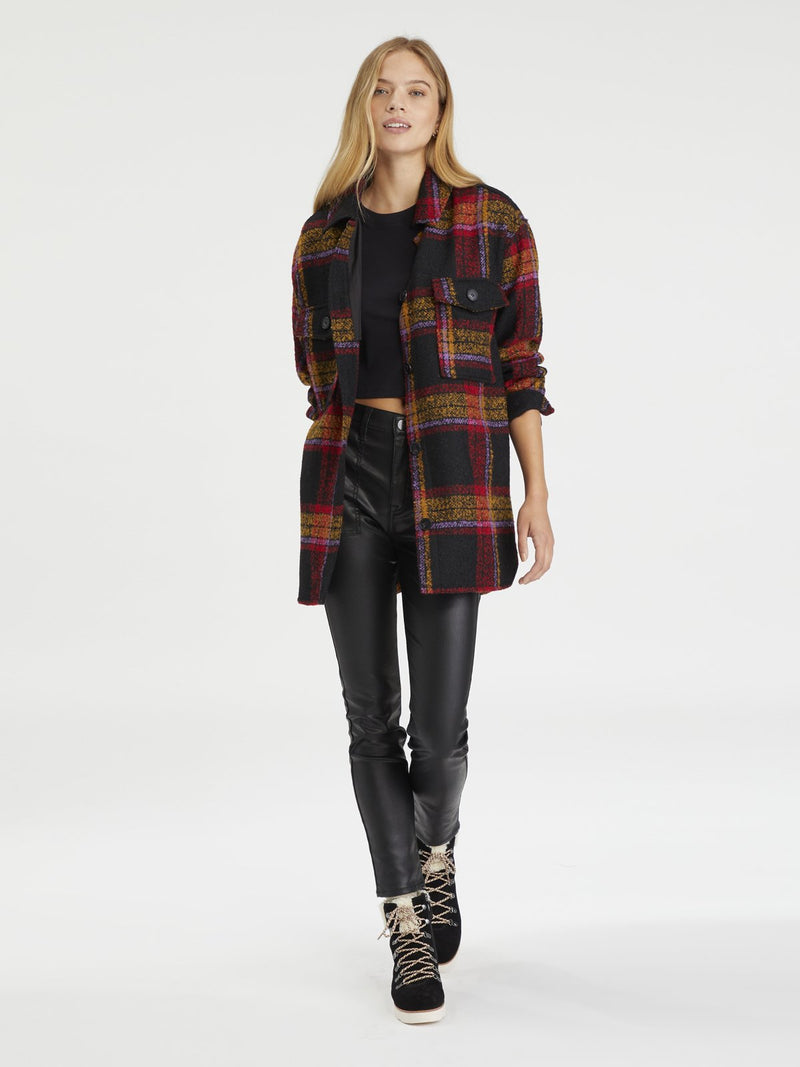 Midi Shacket | Carson Plaid