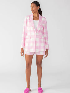Kora Blazer | Cotton Candy Gingham