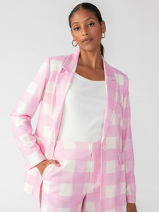 Kora Blazer | Cotton Candy Gingham