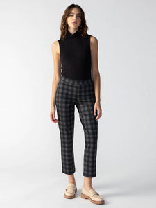 Carnaby Kick Crop Legging | Onyx Check