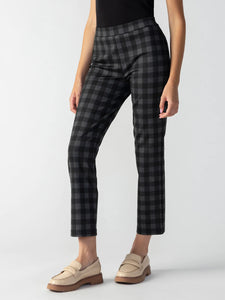 Carnaby Kick Crop Legging | Onyx Check
