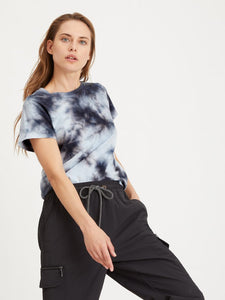 The Perfect Tee | Sky Blue Tie Dye