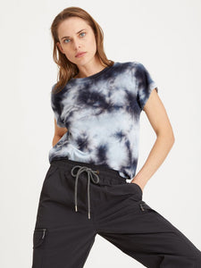 The Perfect Tee | Sky Blue Tie Dye