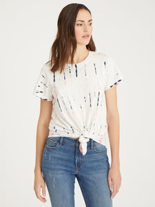 Perfect Knot Tee | Tie Dye Black Lotus