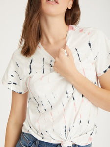 Perfect Knot Tee | Tie Dye Black Lotus