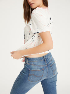 Perfect Knot Tee | Tie Dye Black Lotus