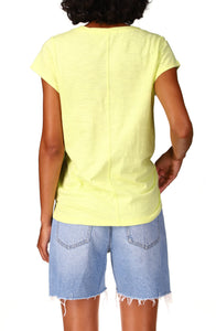 Traveler Twist Tee | Lemon Lime