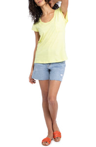 Traveler Twist Tee | Lemon Lime