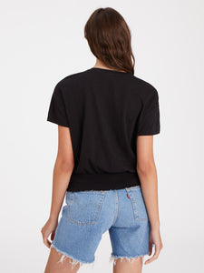 Perfect Smocked Tee | Black
