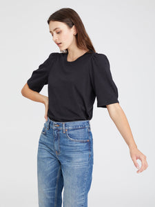 Blooming Sleeve Tee | Black