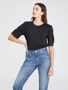 Blooming Sleeve Tee | Black