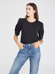 Blooming Sleeve Tee | Black
