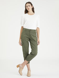 Blooming Sleeve Tee | White