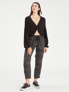 Plot Twist Knit Top | Black